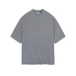 Drop Shoulder Half Turtleneck Shirt