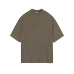 Drop Shoulder Half Turtleneck Shirt