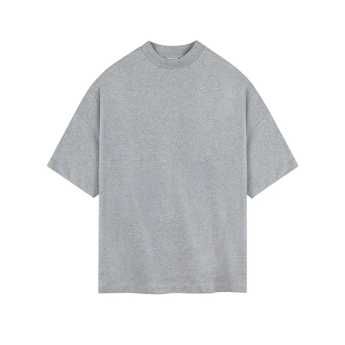 Drop Shoulder Half Turtleneck Shirt