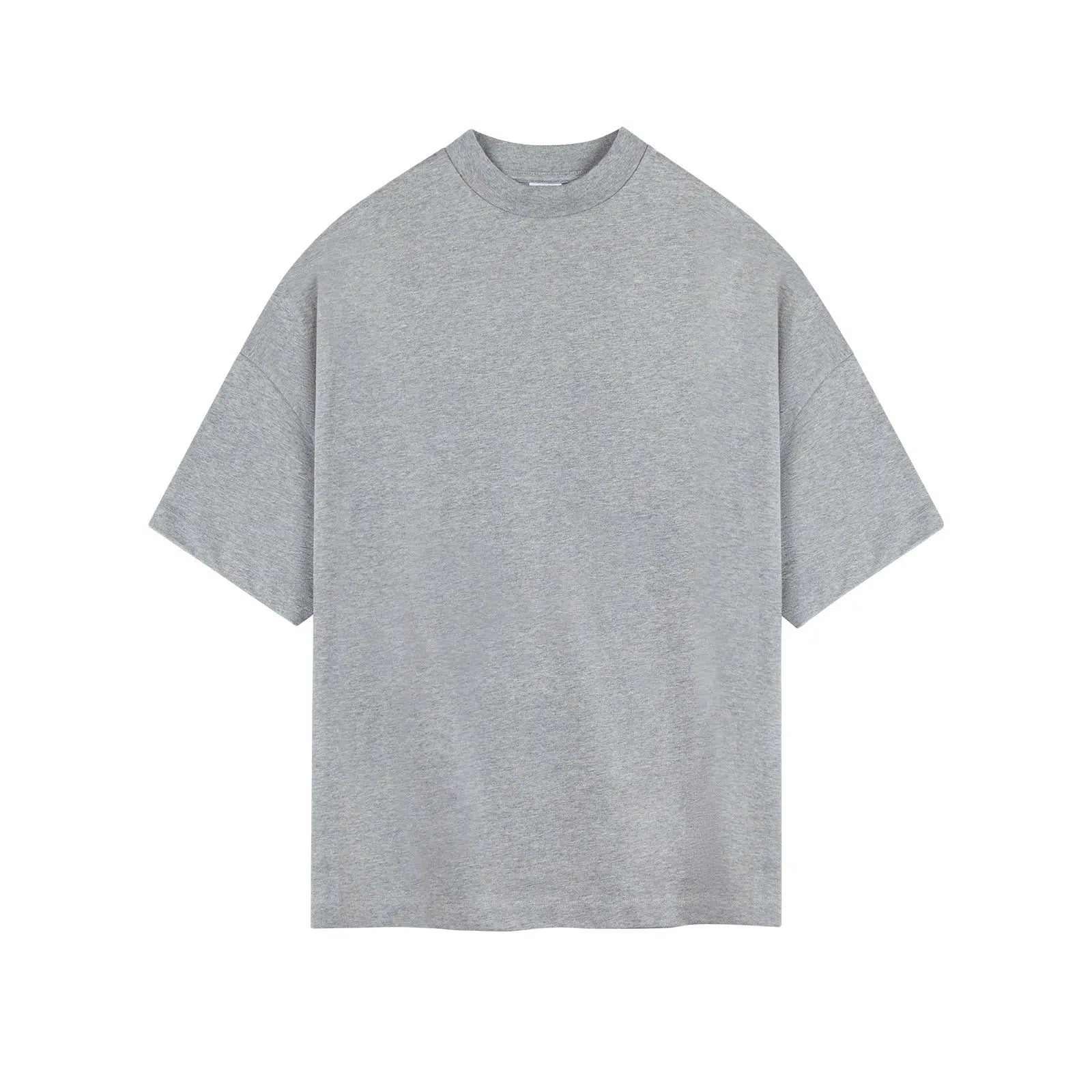 Drop Shoulder Half Turtleneck Shirt