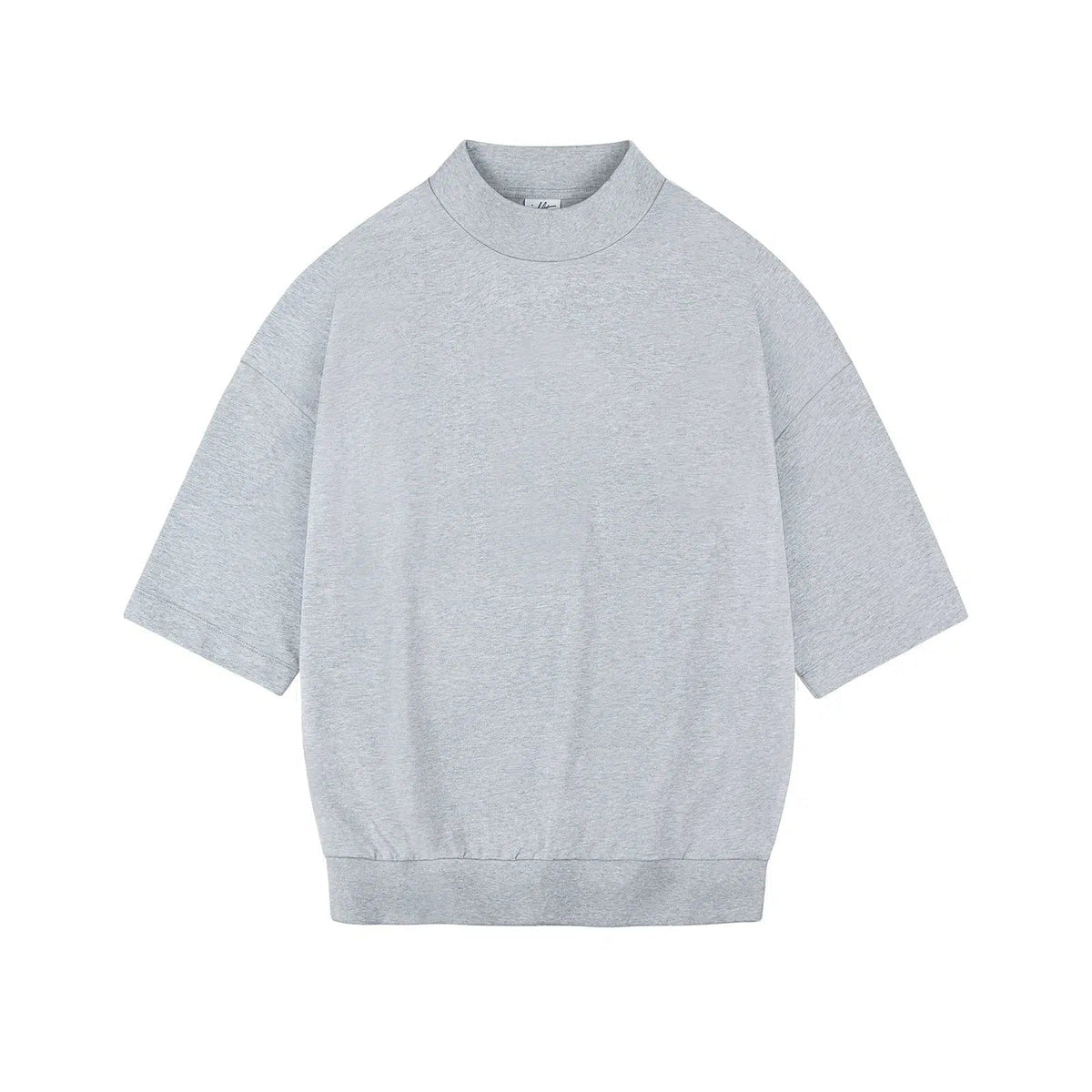 Drop Shoulder Half Turtleneck T-shirt