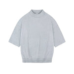 Drop Shoulder Half Turtleneck T-shirt
