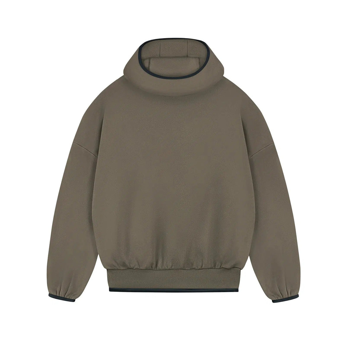 Drop Shoulder Plush Hoodie