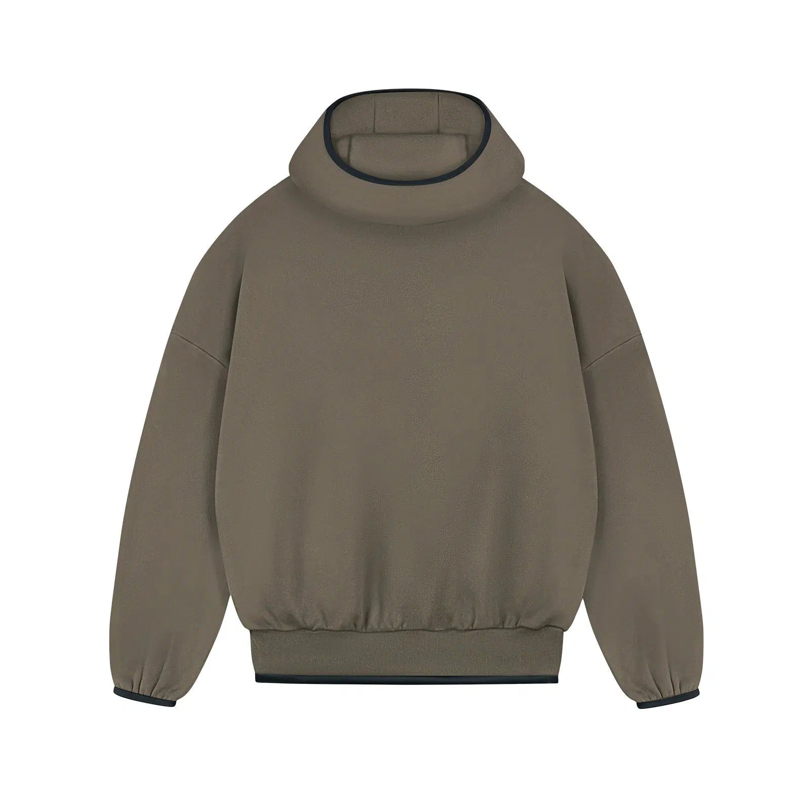 Drop Shoulder Plush Hoodie