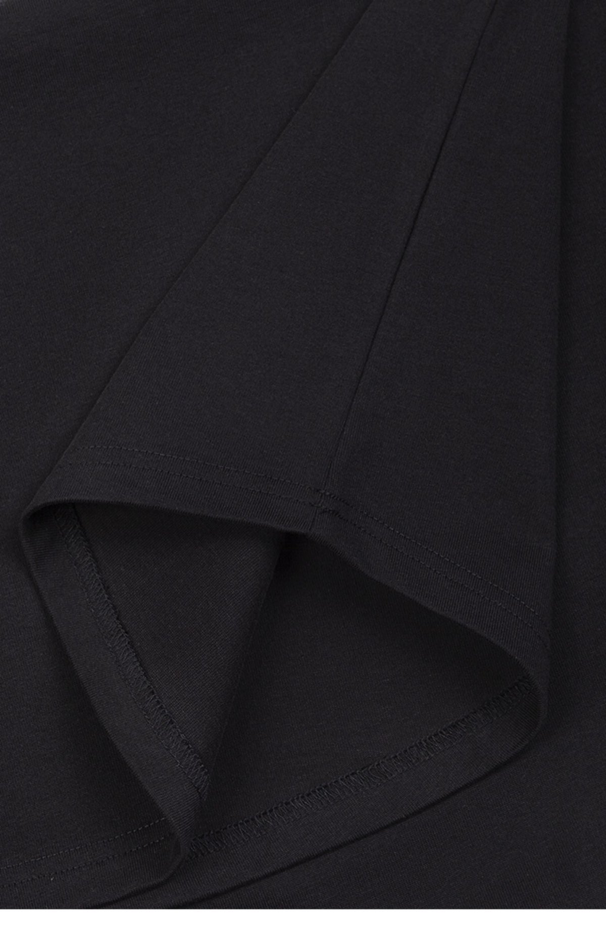 Drop Shoulder Round Neck T-shirt