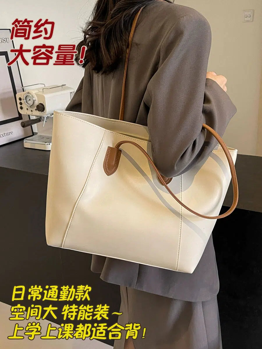 Dual Handles Tote Bag