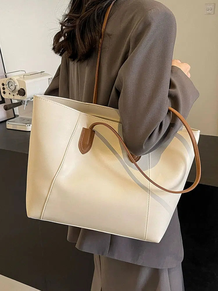 Dual Handles Tote Bag