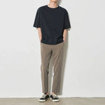 Elastic Cropped Formal Pants