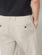 Elastic Cropped Formal Pants