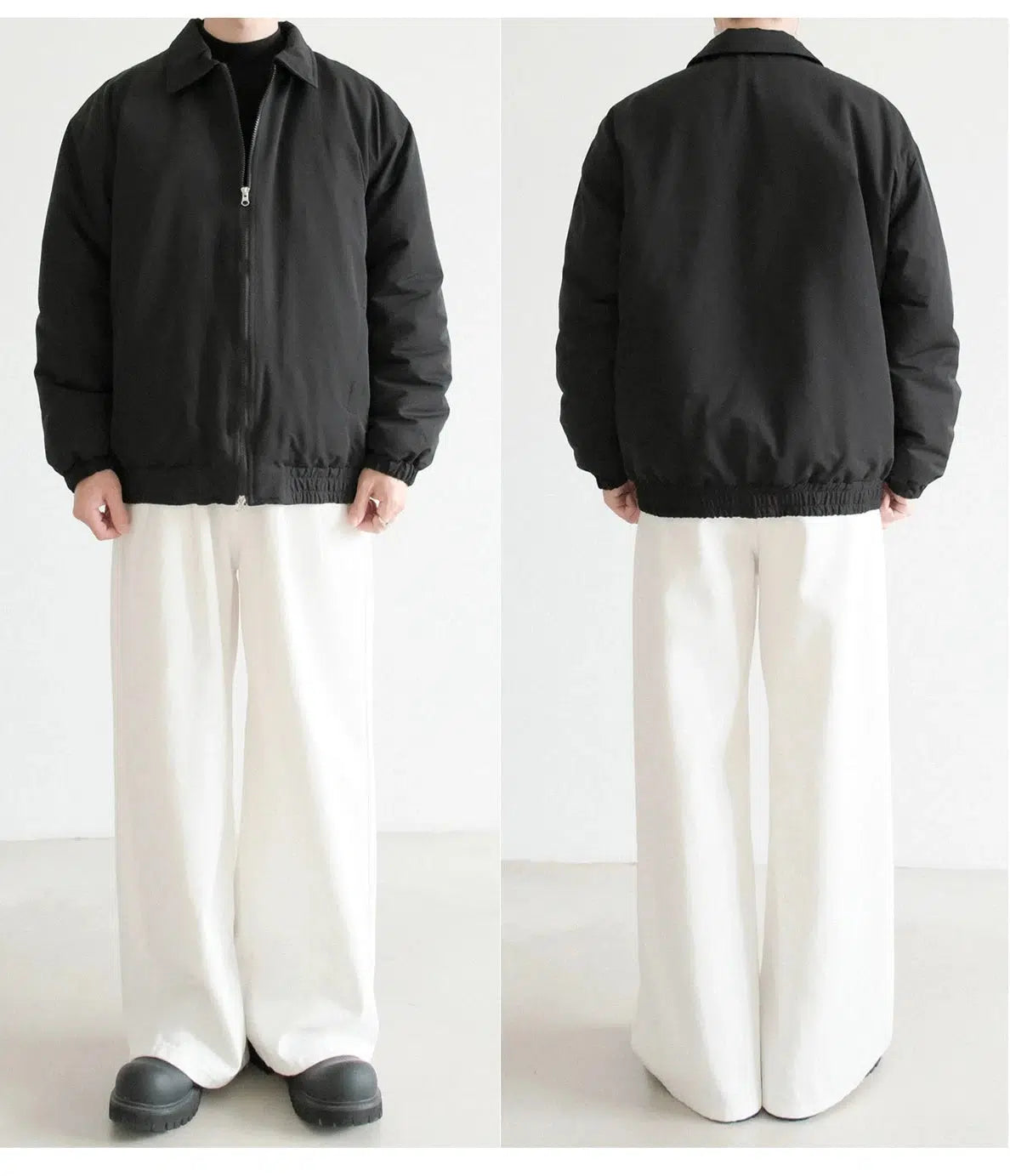 Elastic Cuffs Casual Jacket