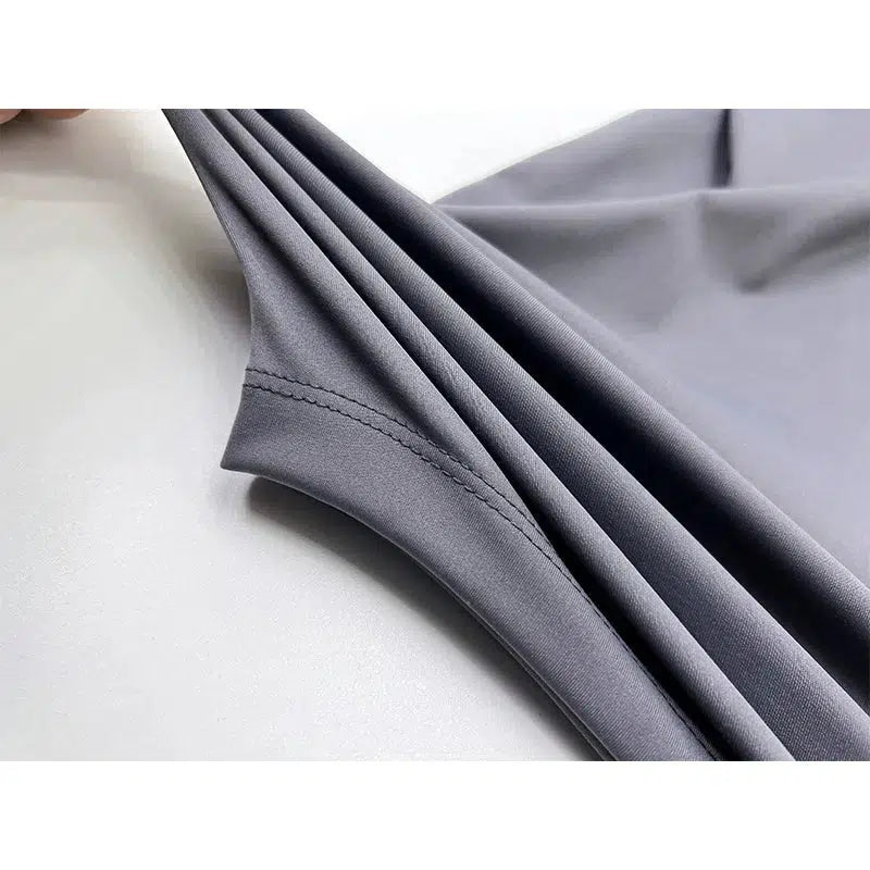 Elastic Slim Sleeveless Athletic Vest