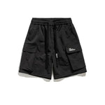 Elastic Waist Cargo Shorts