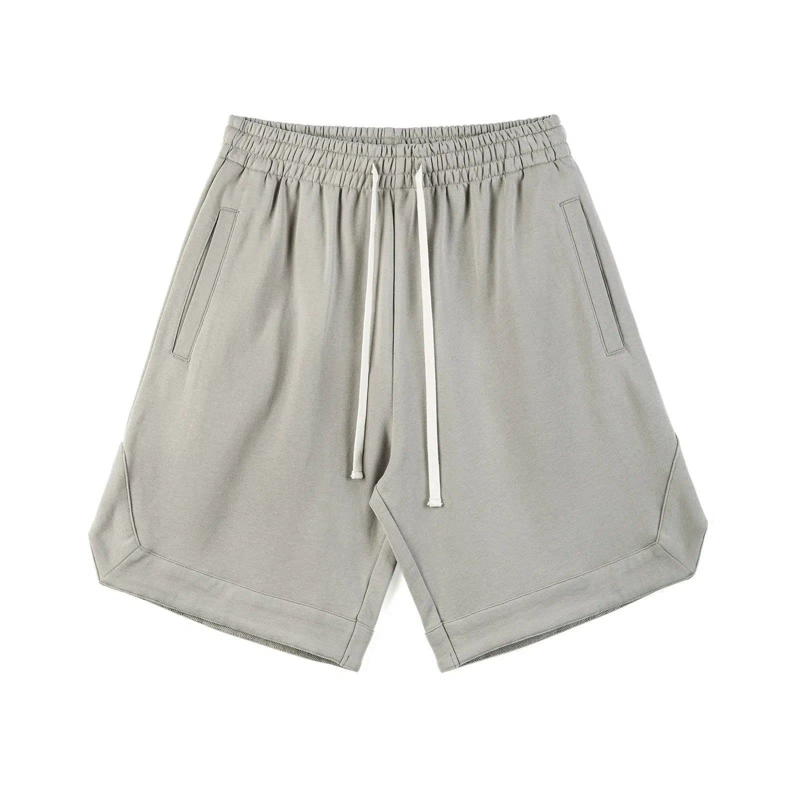 Elastic Waist Drawstring Shorts