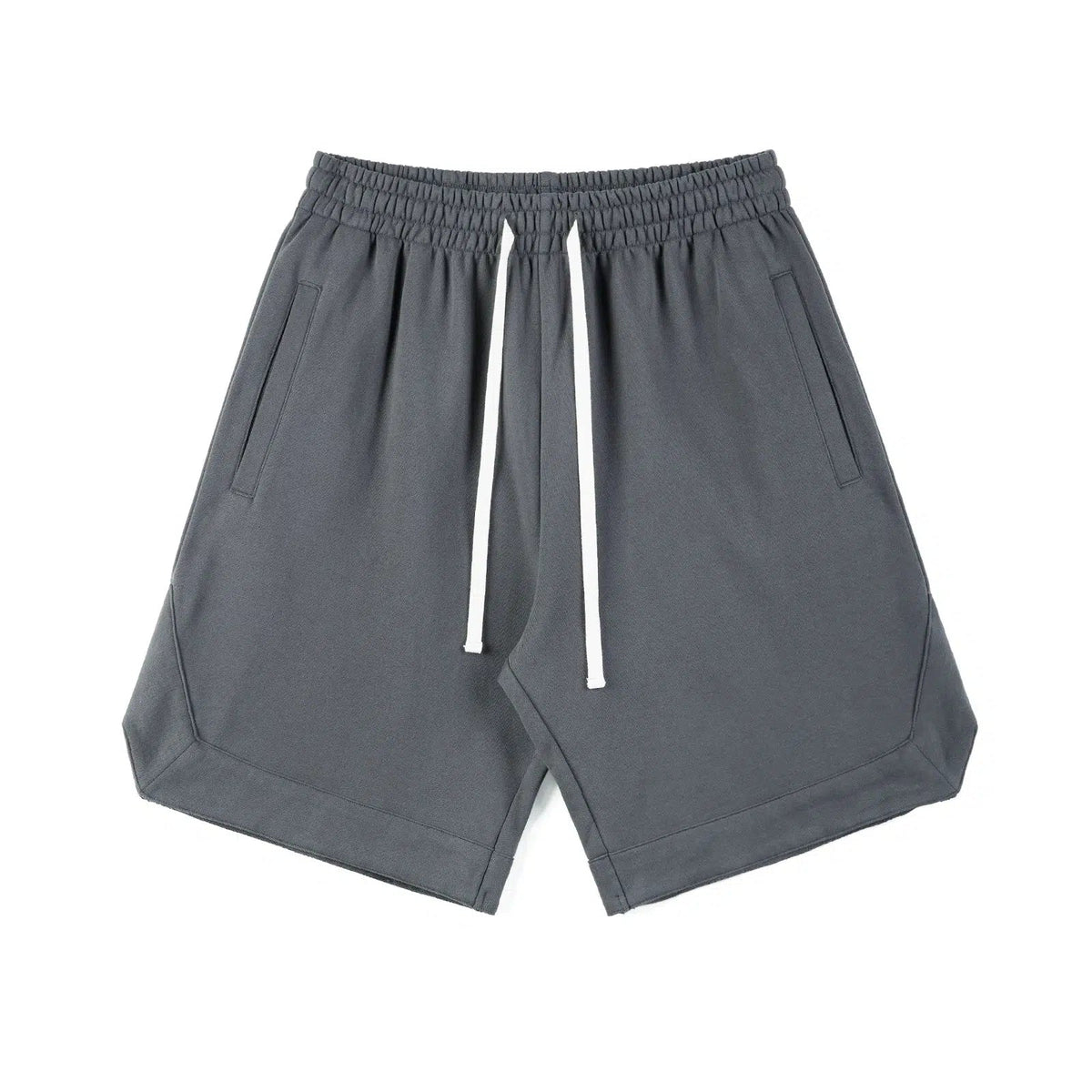 Elastic Waist Drawstring Shorts