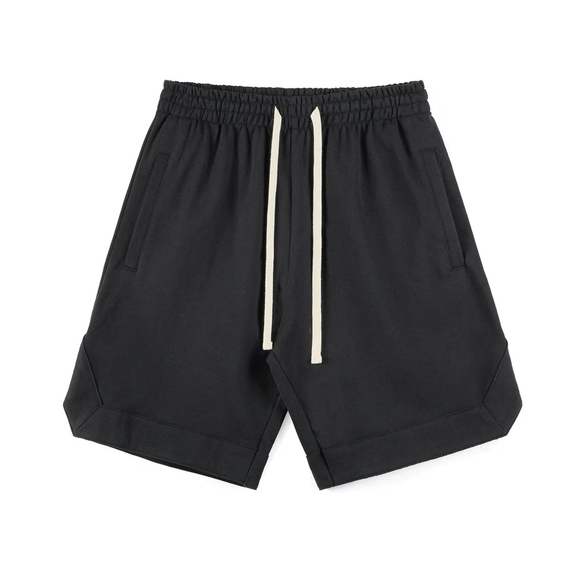 Elastic Waist Drawstring Shorts