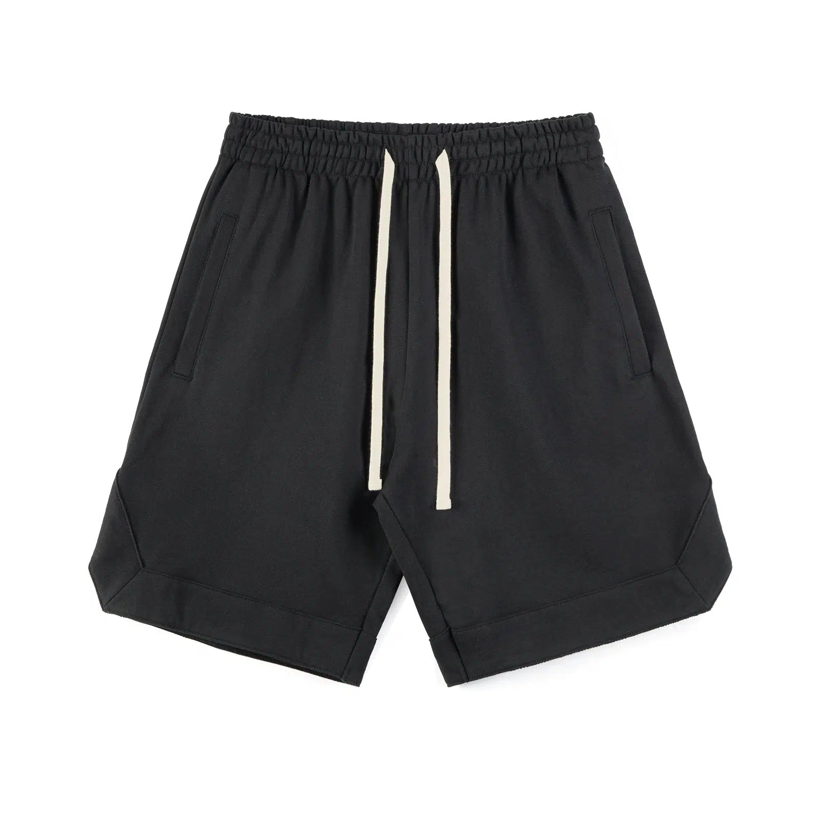 Elastic Waist Drawstring Shorts