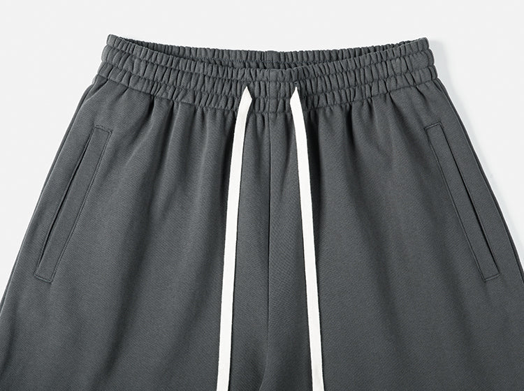 Elastic Waist Drawstring Shorts