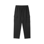 Elastic-Waist Multi-pocket Cargo Pants