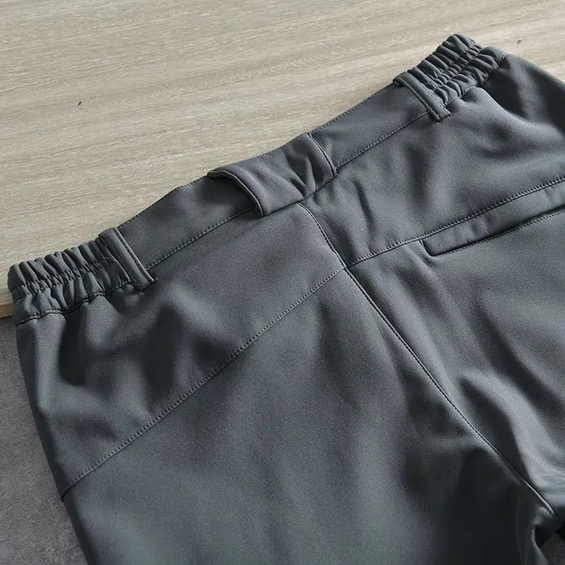 Elastic Waist Outdoor Pants Plus Velvet