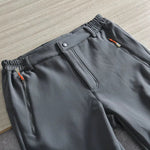 Elastic Waist Outdoor Pants Plus Velvet