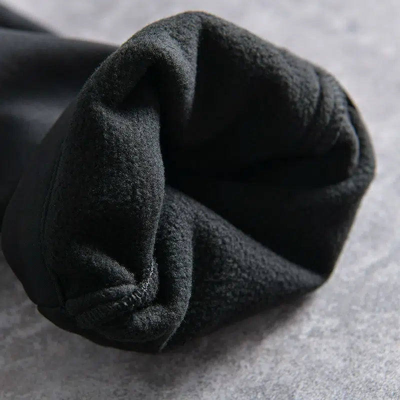 Elastic Waist Outdoor Pants Plus Velvet