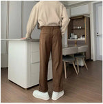 Elastic Waist Pleated Pants