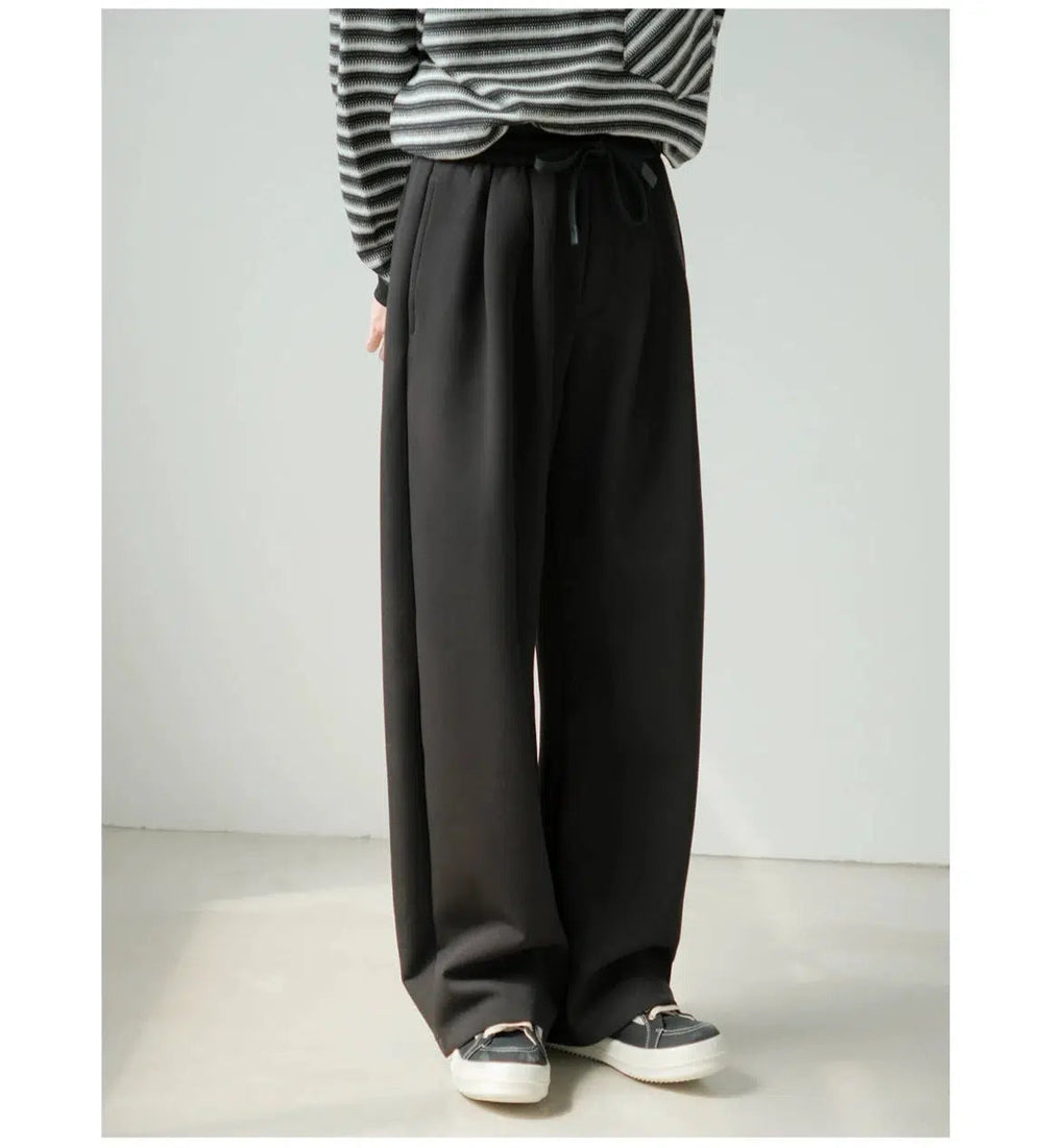 Elastic Waist Sports Pants