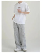 Elastic Waist Sweatpants with Pockets