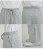 Elastic Waist Sweatpants with Pockets