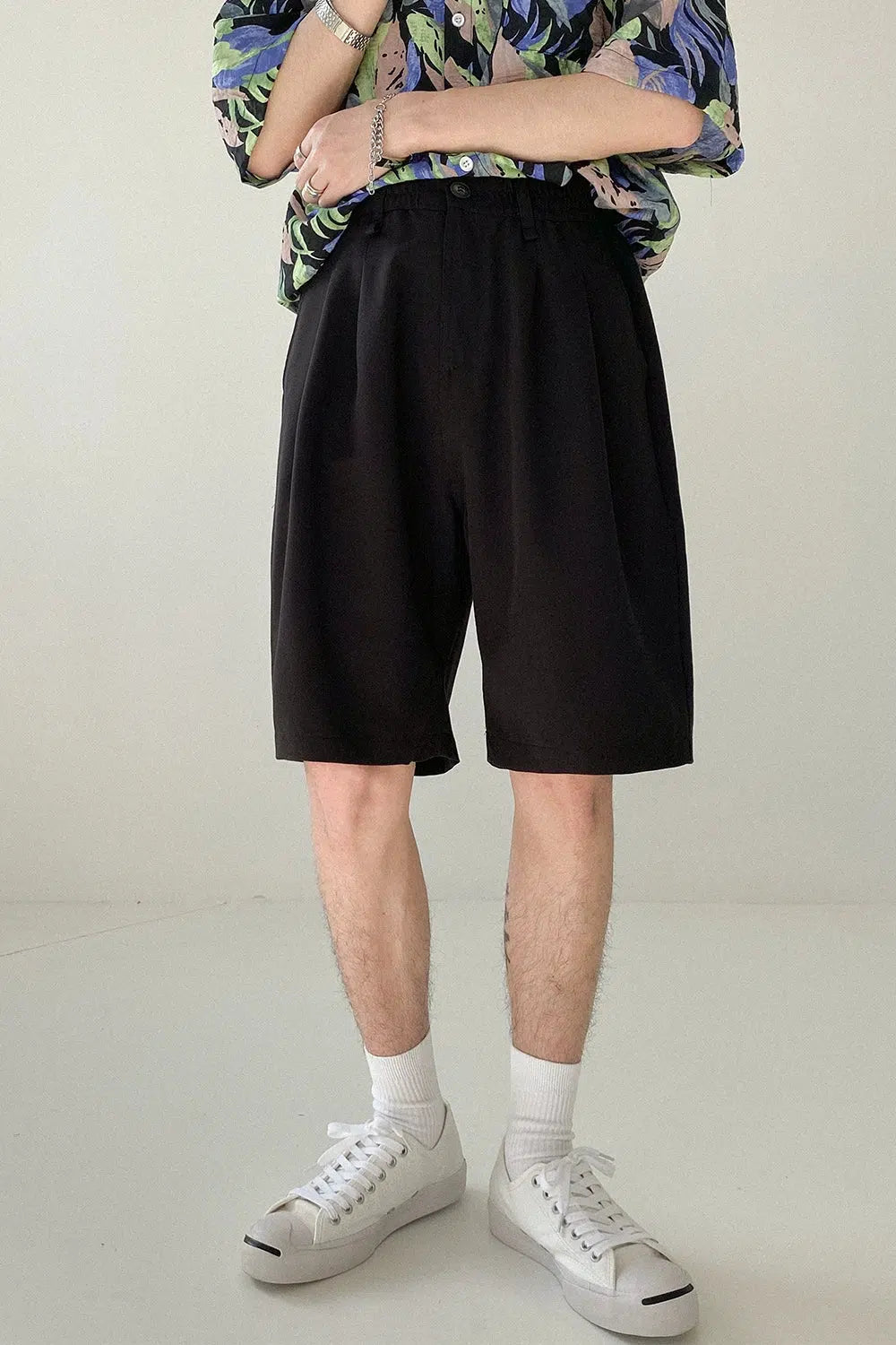 Elastic Waist Thin Casual Shorts