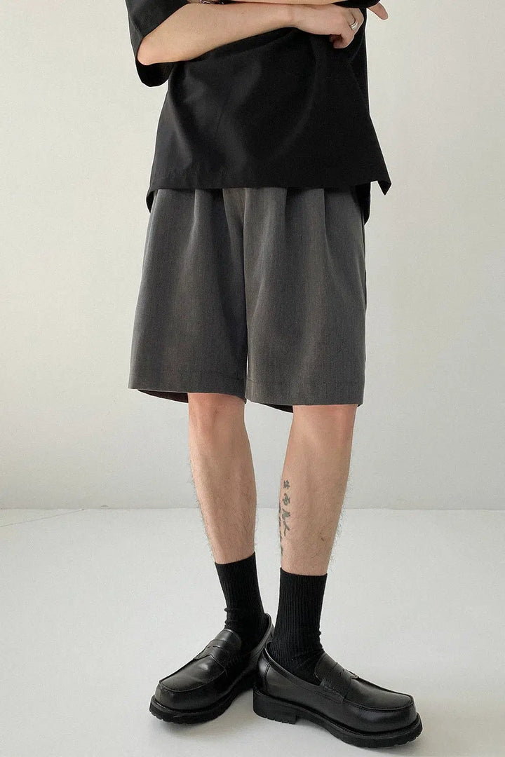 Elastic Waist Thin Casual Shorts