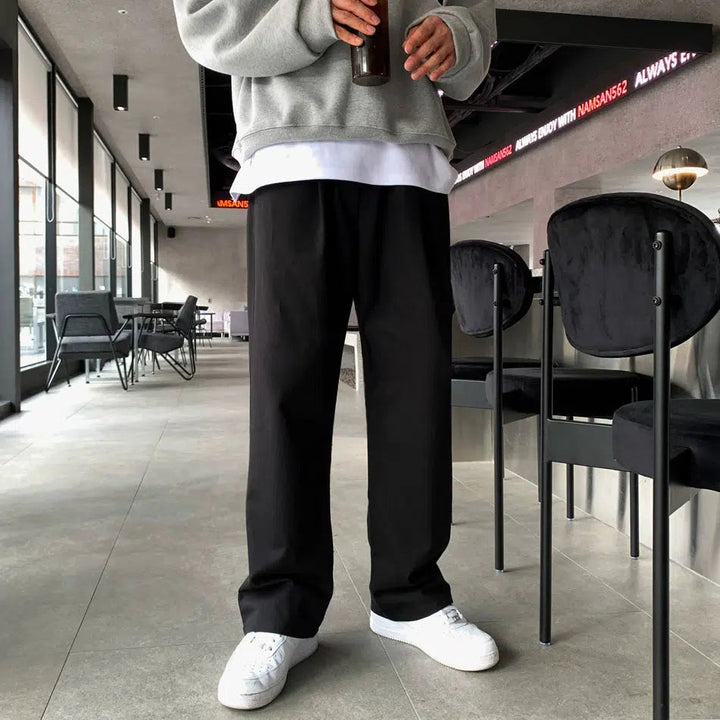 Elastic Waist Track Pants