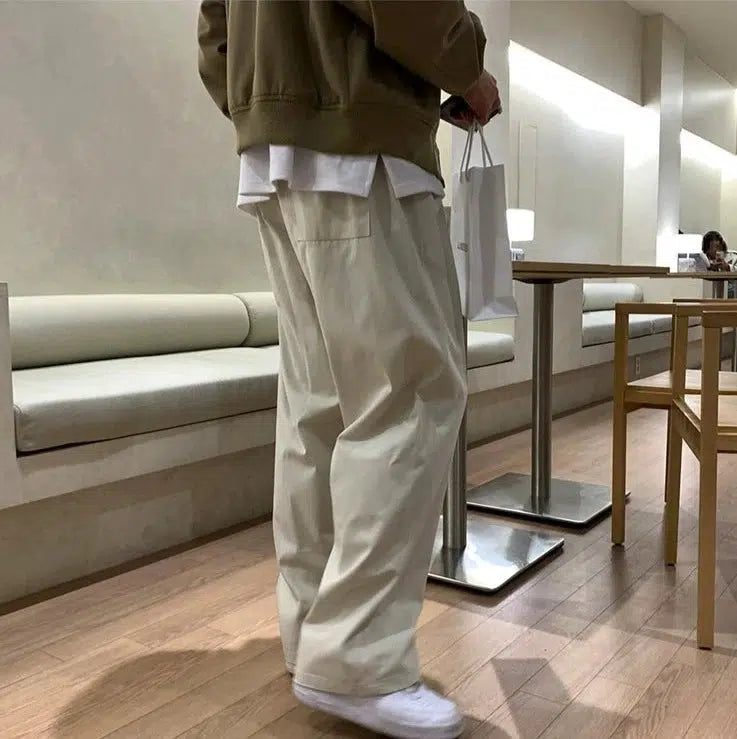 Elastic Waist Track Pants