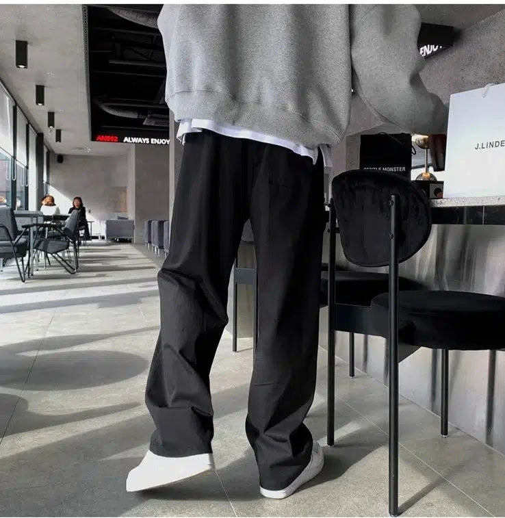 Elastic Waist Track Pants