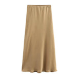 Elegant A-Line Midi Skirts