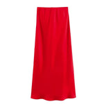 Elegant A-Line Midi Skirts