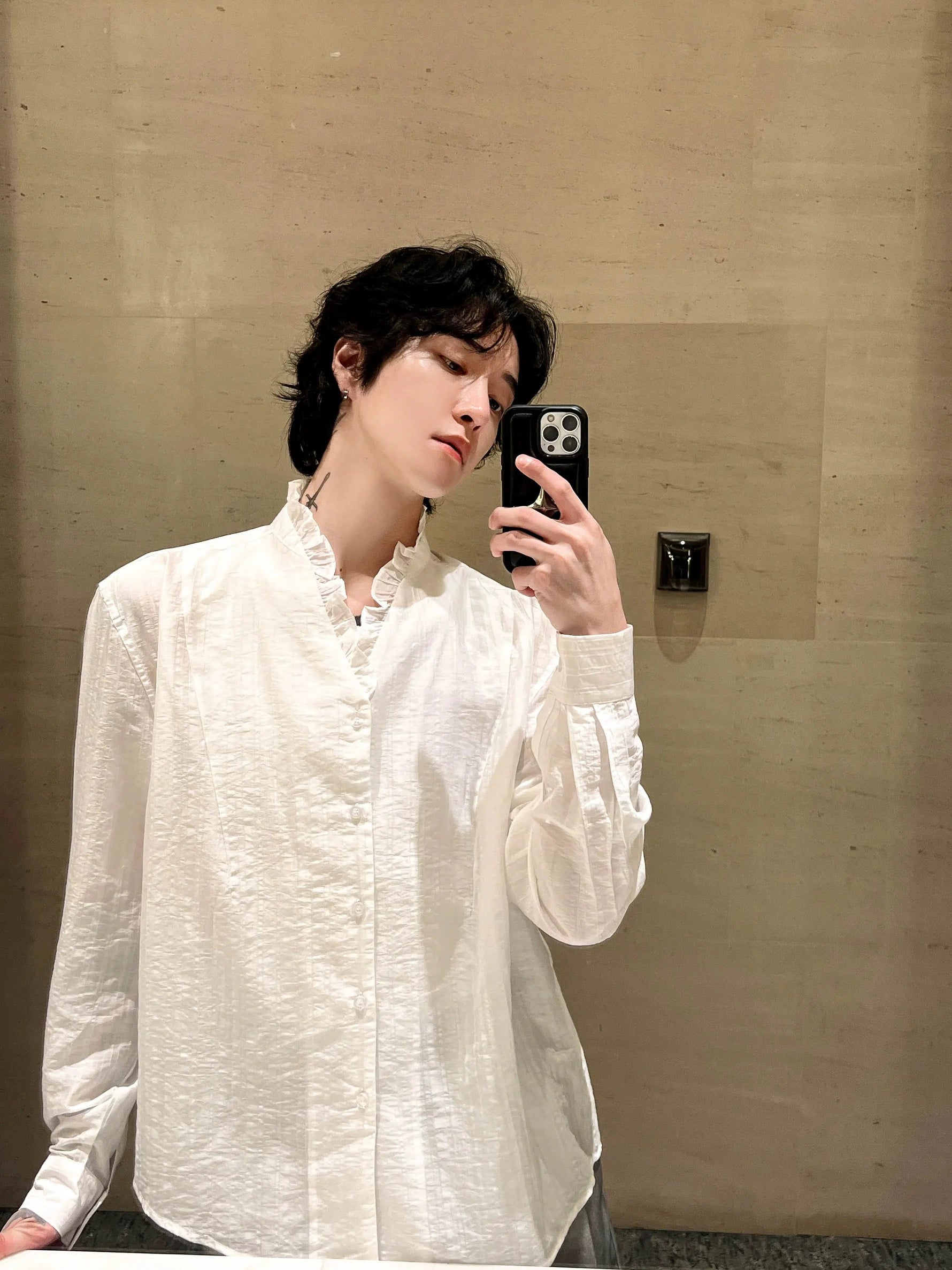 Elegant Button-Down Long Sleeve Shirt