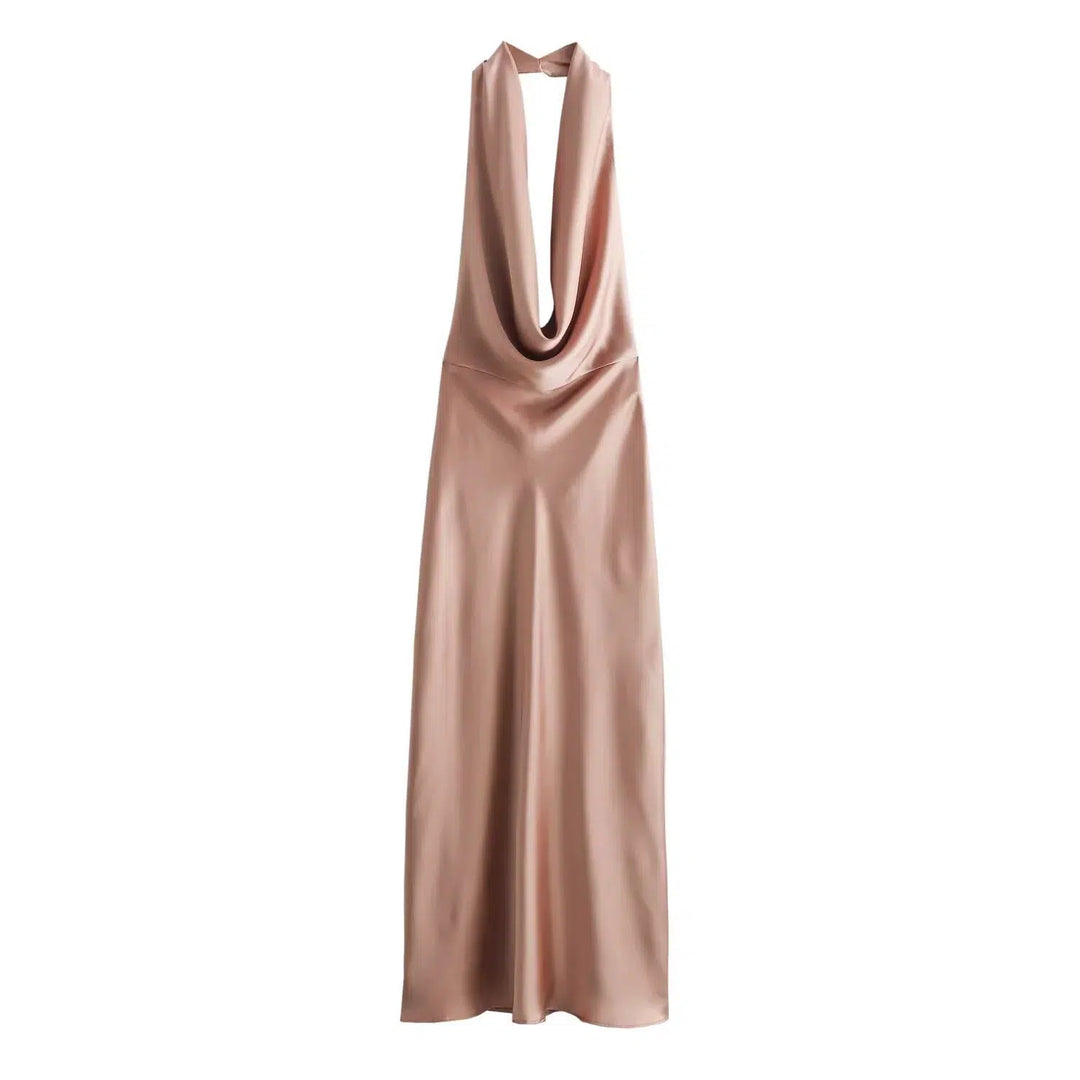 Elegant Halter Neck Sundress