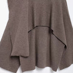 Elegant Layered Cape-style Short Coat