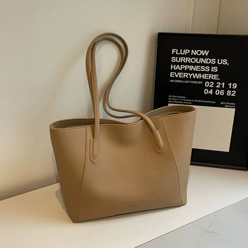 Elegant Leather Tote Bag