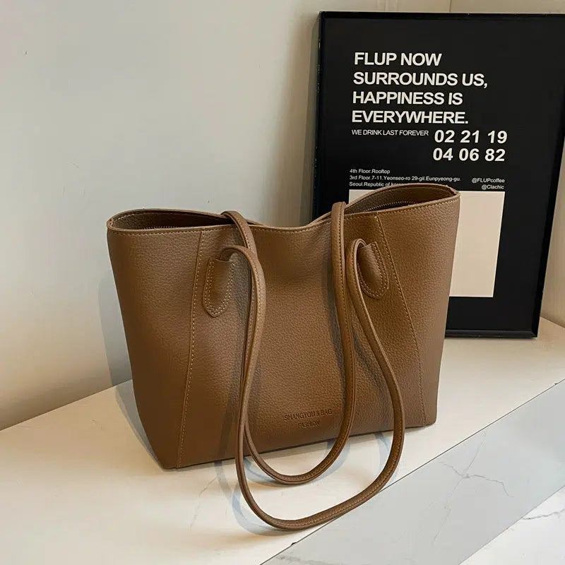 Elegant Leather Tote Bag