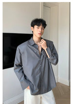 Elegant Long-Sleeve Button-Up Shirt