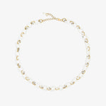Elegant Moon Pearl Choker