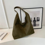 Elegant Suede Tote Bag