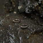 Elegant Textured Hoop Earrings