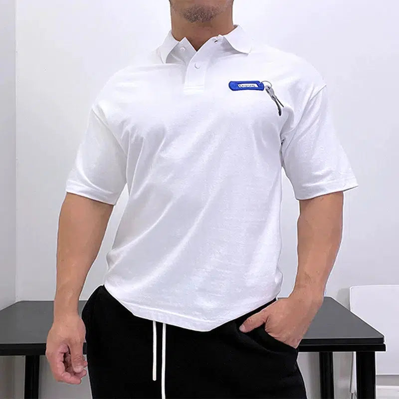 Embroidered Accents Polo T-shirt