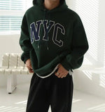 Embroidered Hooded Sweatshirt