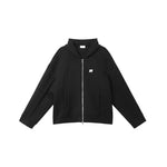 Embroidered Hooded Zipper Jacket