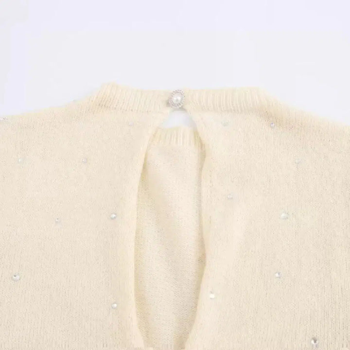 Embroidered Knit Sweater