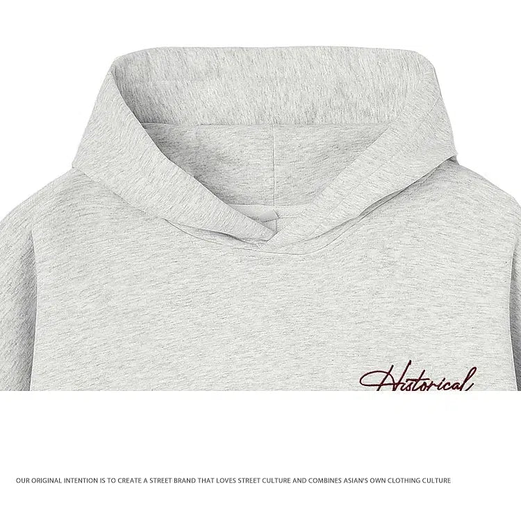 Embroidered Logo Hooded Sweatshirt